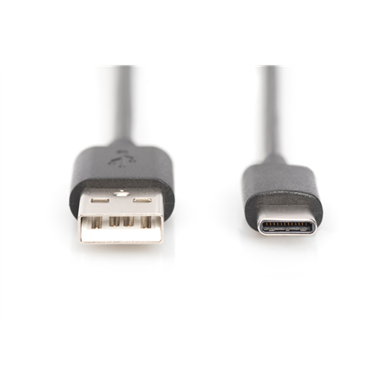 Digitus | USB Type-C connection cable, Type USB-A to USB-C | AK-300154-018-S