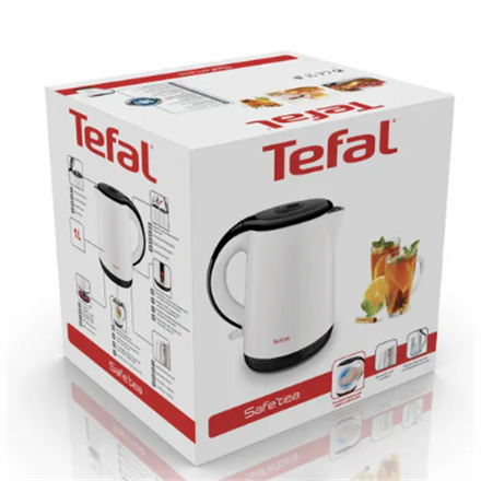 Tefal Safe Tea KO261130 Kettle, White | TEFAL