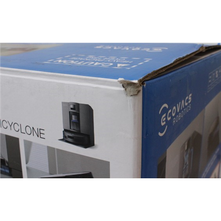 SALE OUT. Ecovacs DEEBOT X11 OMNICYCLONE EU Vacuum & mop, Wet&Dry,with new bagless All-in-One OmniCyclone station, Black