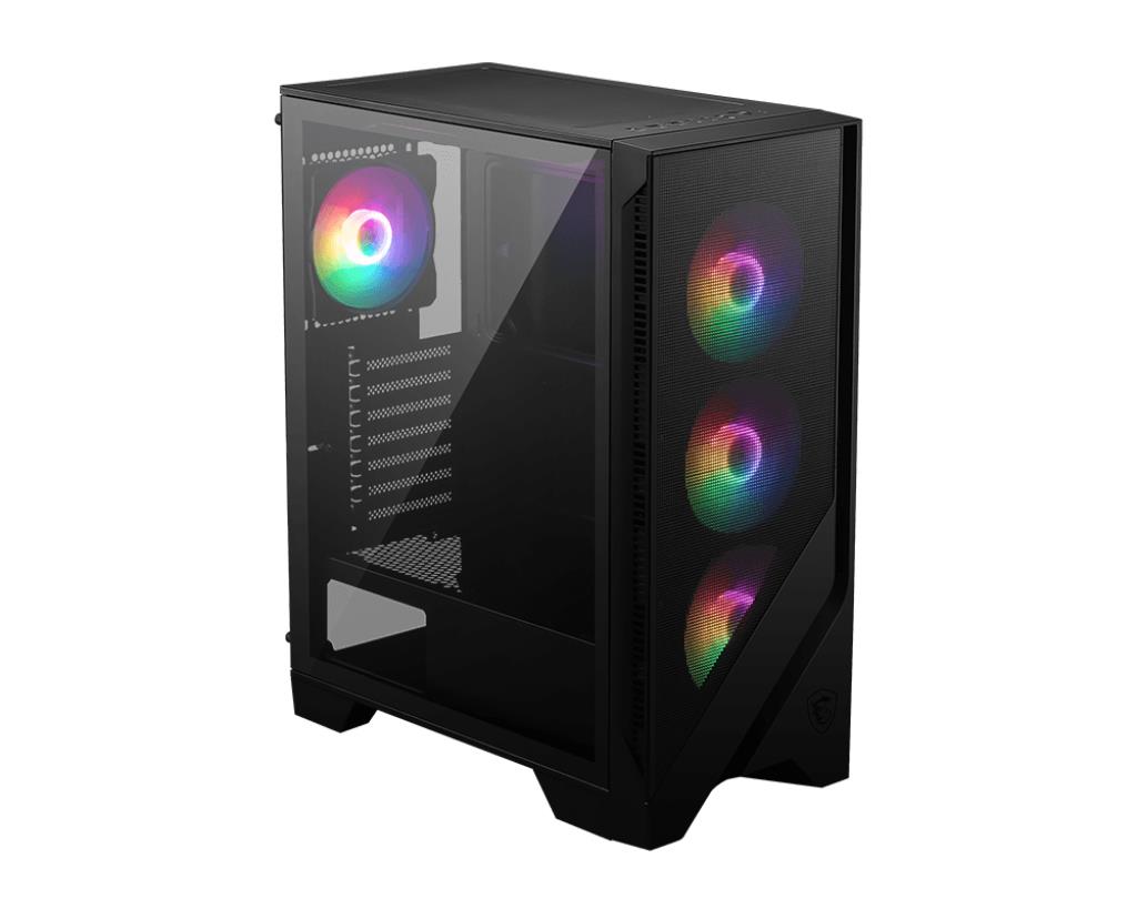 Case MSI MAG FORGE 120A AIRFLOW MidiTower Not included ATX MicroATX MiniITX Colour Black MAGFORGE120AAIRFLOW
