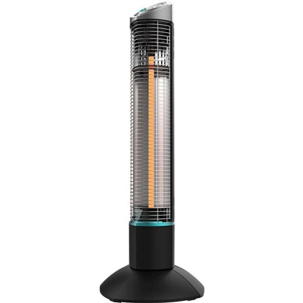 Cecotec ReadyWarm 1000 Power Tower | Halogen Heater | 1000 W | Number of power levels 2 | Black | IP55
