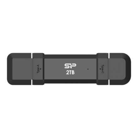 Silicon Power DS72 | 1000 GB | USB Type-A and USB Type-C 3.2 Gen 2 | Gold