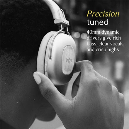 Marley Headphones | Positive Vibration Rebel | Bluetooth | ANC | Cream