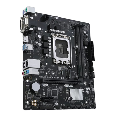 Asus | PRIME H610M-R D4-SI | Processor family Intel | Processor socket LGA1700 | DDR4 DIMM | Memory slots 2 | Supported