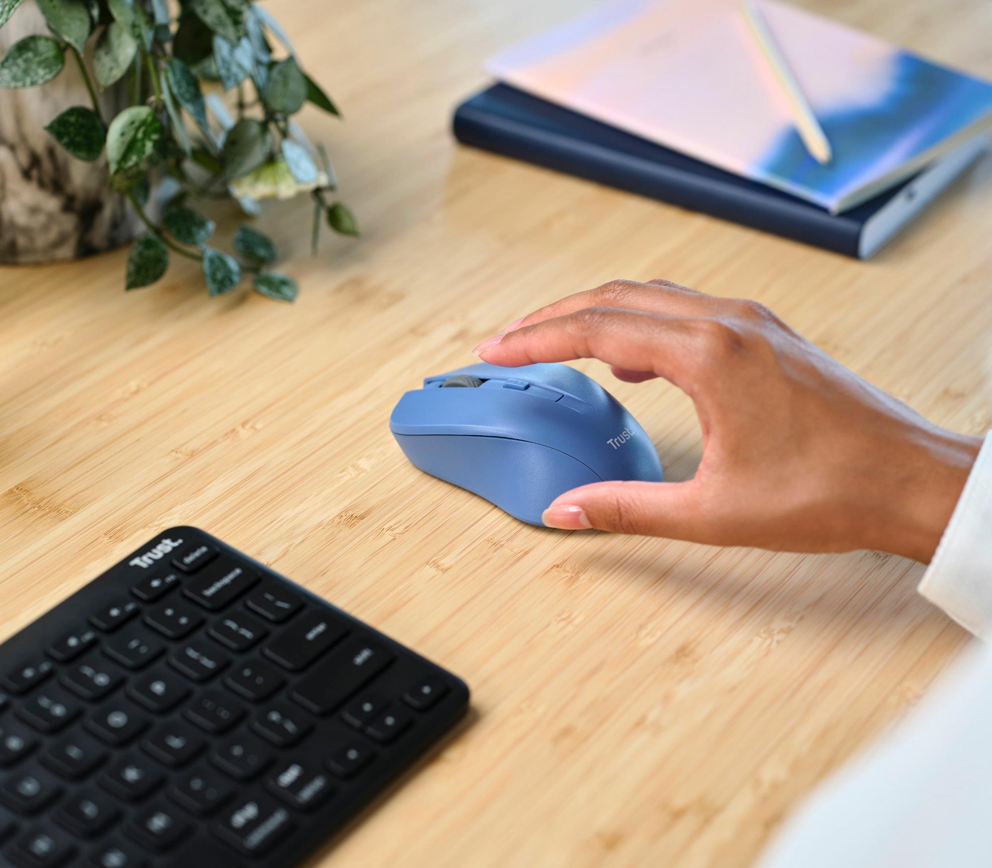 MOUSE USB OPTICAL WRL BLUE/MYDO 25041 TRUST