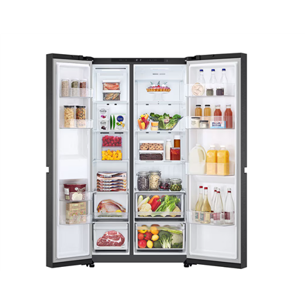 LG Refrigerator | GSBC40EPPE | Energy efficiency class E | Free standing | Side by side | Height 179 cm | No Frost syste