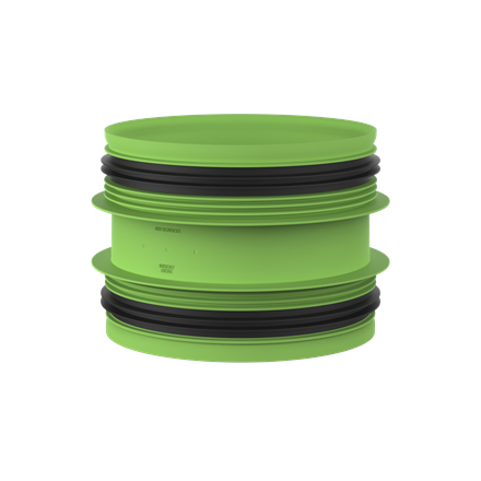 DUCO Connection Piece with Joint D160/D160 (M/M)