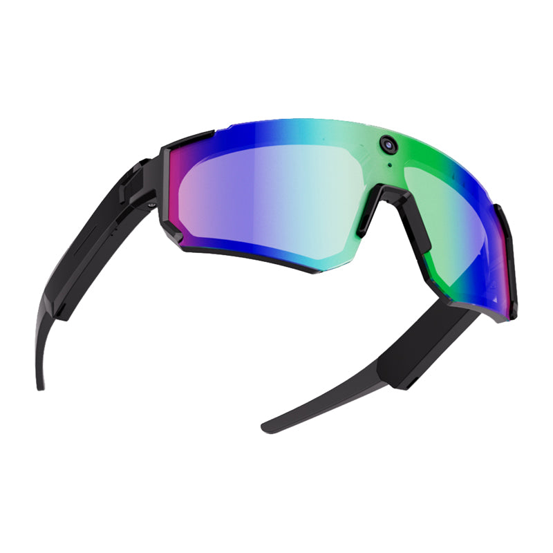 Colmi V06 AI Sports Sunglasses (Black with Blue Lenses) - Image 4