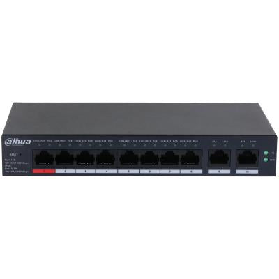 Switch DAHUA CS4010-8GT-110 Type L2 Desktop/pedestal 8x10Base-T / 100Base-TX / 1000Base-T PoE ports 8 DH-CS4010-8GT-110