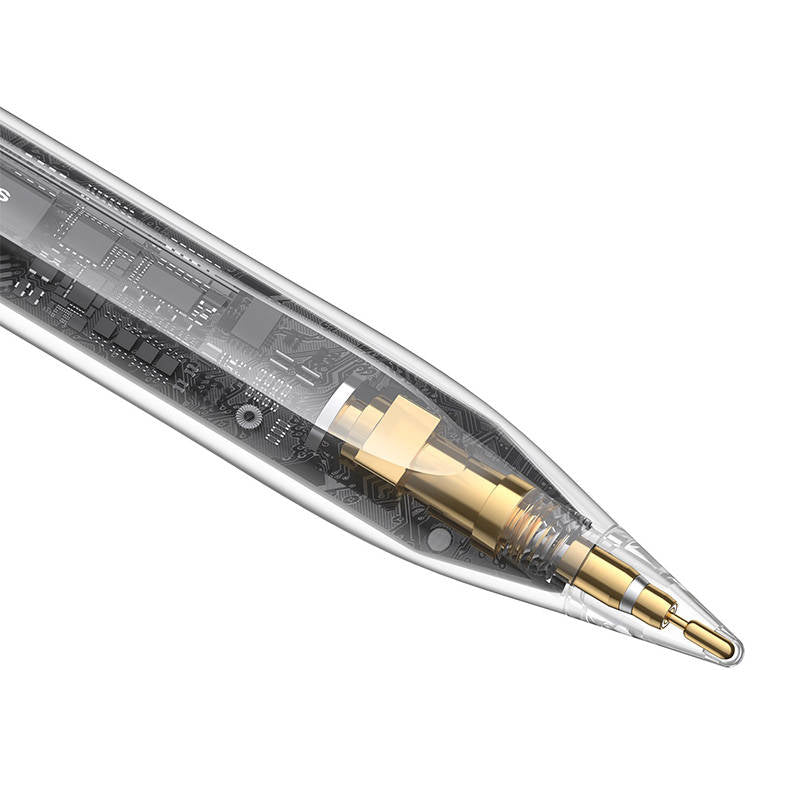 Smooth Writing Stylus with LED Indicators (Active) White - Image 4