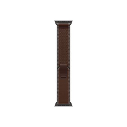APPLE 49mm Dark Umber Trail Loop - M/L - Black Titanium Finish