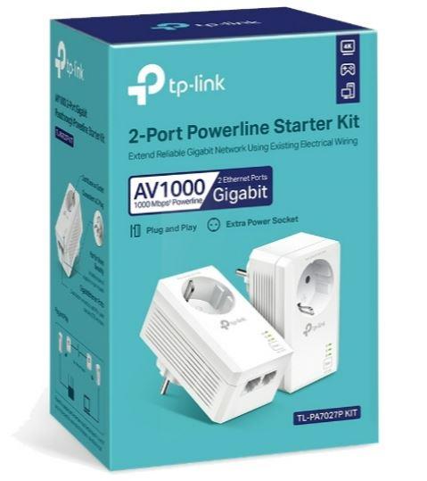 NET POWERLINE ADAPTER 1000MBPS/TL-PA7027P KIT TP-LINK