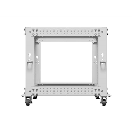 Lanberg Open Rack 19" 9U, adjustable | OR01-6109-S | 65.7 x 60 x 57.7 cm | Gray