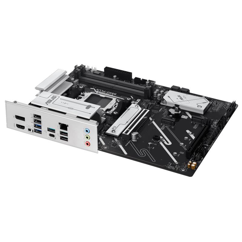 Mainboard ASUS AMD B850 SAM5 ATX Memory DDR5 Memory slots 4 1xPCI-Express 4.0 16x 1xPCI-Express 5.0 16x 3xM.2 1xHDMI 1xDisplayPort 2xUSB 2.0 5xUSB 3.2 1xUSB-C 1xRJ45 3xAudio port PRIMEB850-PLUS