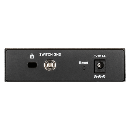 D-Link | Smart Managed Switch | DGS-1100-05V2/E | Managed L2 | Rackmountable | Gigabit Ethernet (copper) ports quantity