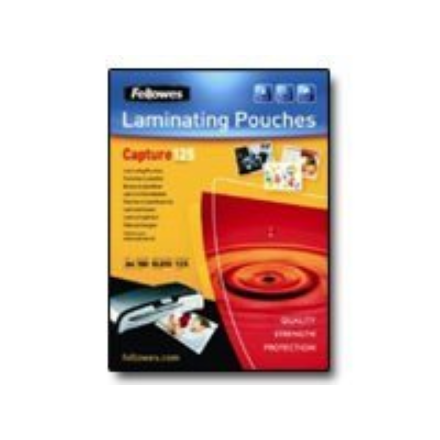 Fellowes | Laminating Pouch - 65x95mm | Glossy | Ideal for identity cards, credit cards, business cards and visitor card