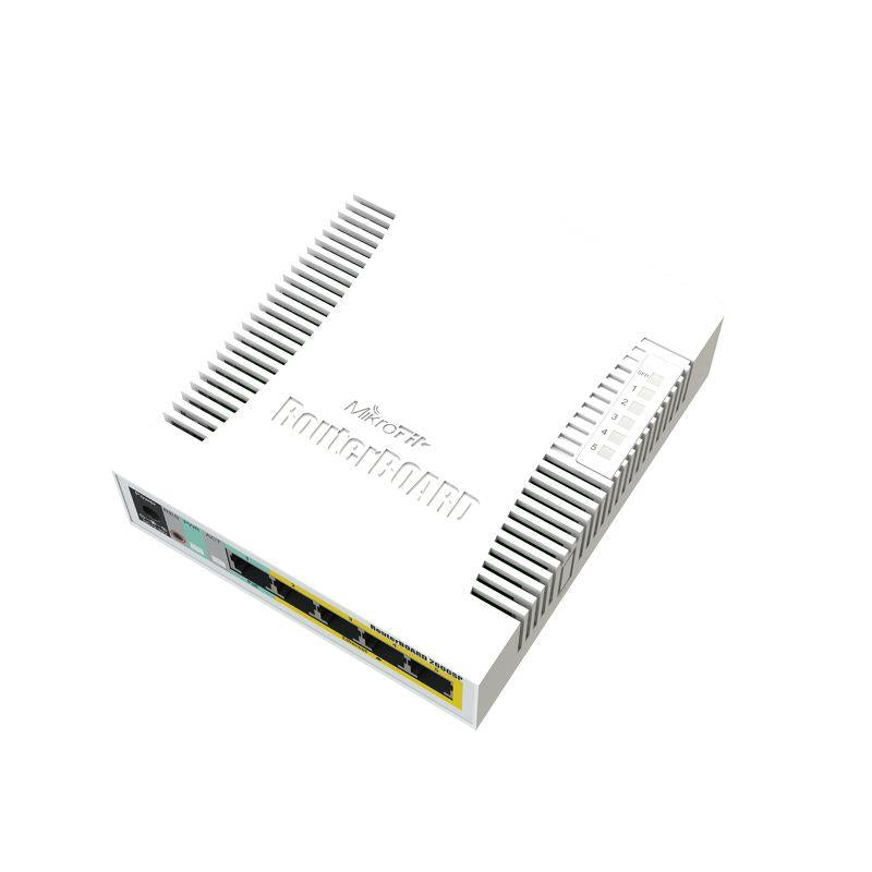 Switch MIKROTIK CSS106-1G-4P-1S 5x10Base-T / 100Base-TX / 1000Base-T 1xSFP CSS106-1G-4P-1S