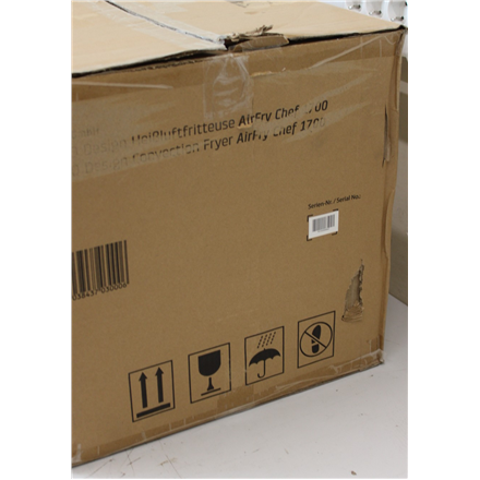 SALE OUT. | Caso | Air Fryer | 03000 AirFry Chef 1700 | Power 1700 W | Capacity 22 L | Black | DAMAGED PACKAGING | 24 mo