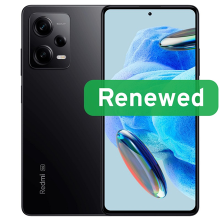 Xiaomi Renewed | Grade A | Redmi Note 12 Pro 5G | 128 GB | Midnight Black | 5G | O