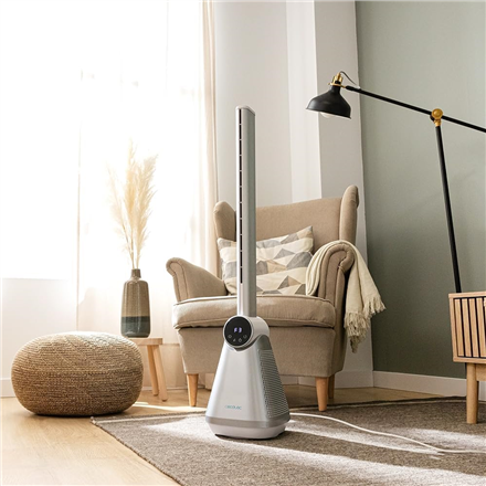 Cecotec EnergySilence 9890 Skyline Bladeless | Tower Fan | Stand Fan | 50 W | Diameter 23 cm | Number of speeds 3 | Osci