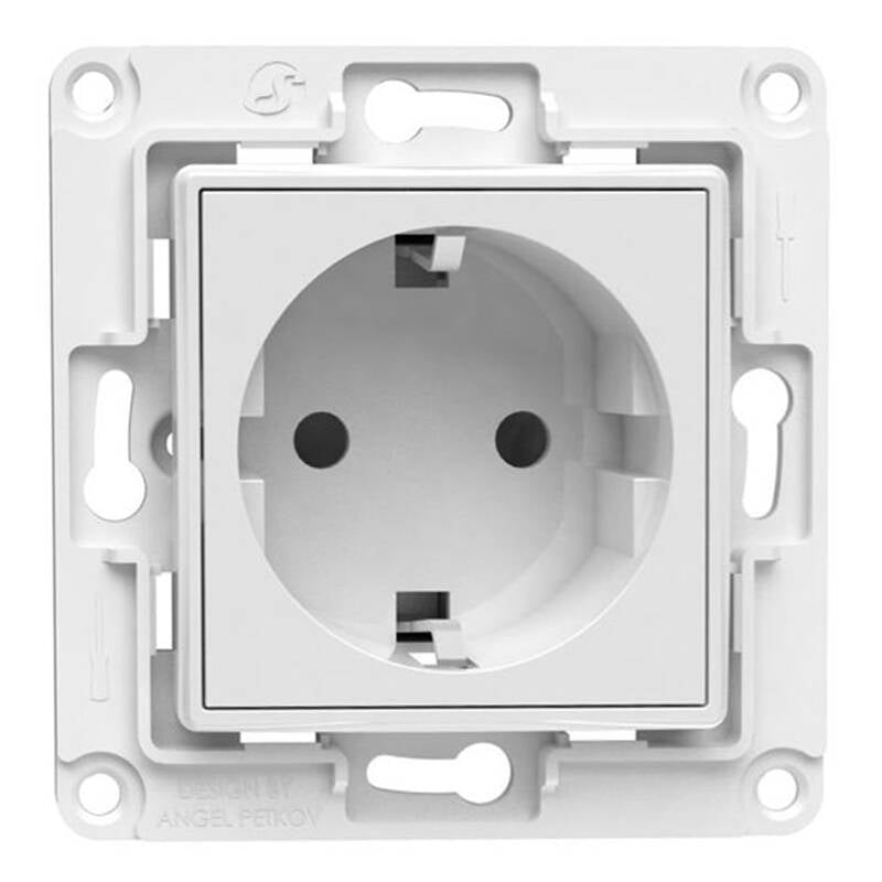 Shelly wall socket (white) - Image 1