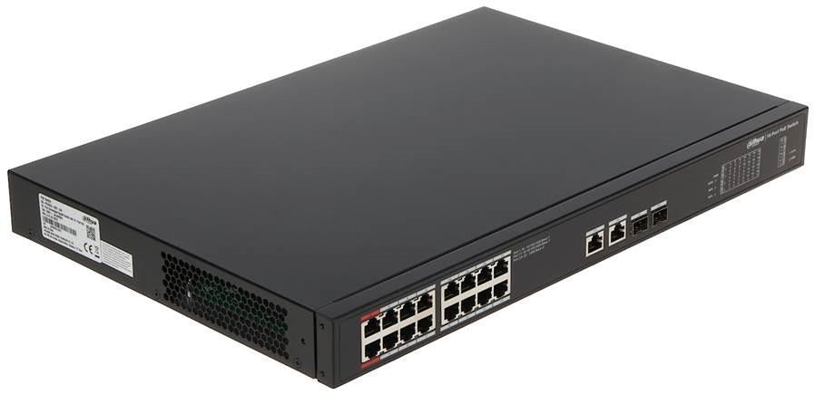 Switch DAHUA DH-PFS3220-16GT-240-V2 Type L2 Desktop/pedestal 2xSFP PoE ports 16 240 Watts DH-PFS3220-16GT-240-V2