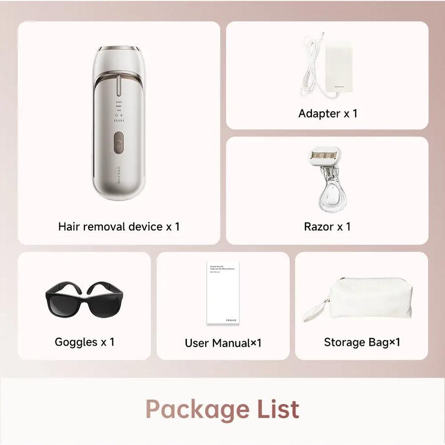 HAIR REMOVAL DEVICE IPL NOVA/AHR01-GOLD DREAME