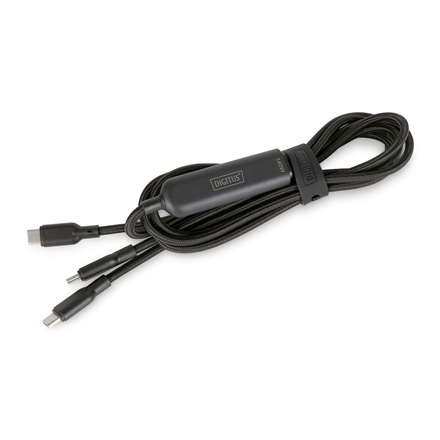 Digitus | USB-C 2in1 charging cable, 140W | AK-300170-018-S