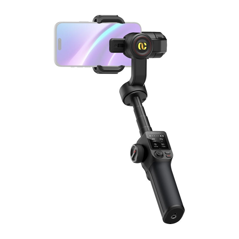 AOCHUAN S3 Gimbal with Additional Screen (Black) - Image 1