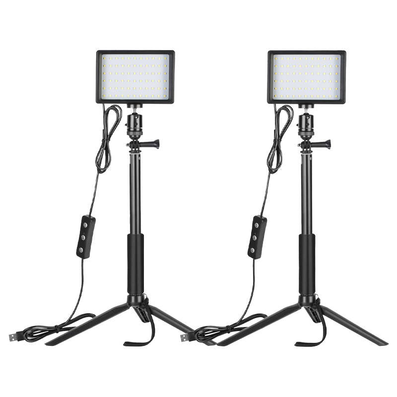 Kit Neewer ZC-10S two lamps LED + filters + tripods - Image 1