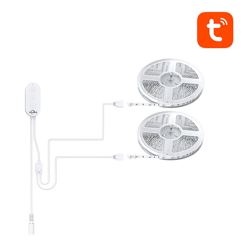 Smart WiFi RGB LED light strip NiteBird SL3 (2x5m), Tuya - Image 4