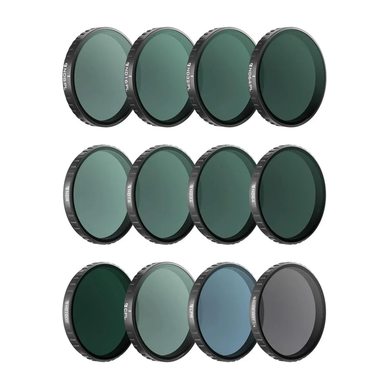 Freewell Filter Set for OSMO Action 6 – Mega Kit – 12-piece package - Image 1