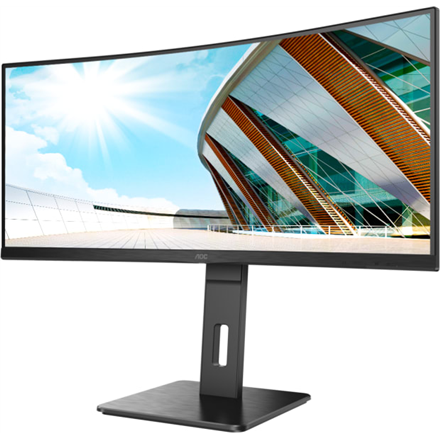 AOC | Curved Monitor | CU34P2A | 34 " | VA | 21:9 | 100 Hz | 1 ms | 3440 × 1440 | 300 cd/m² | Headphone out (3.5mm) | HD