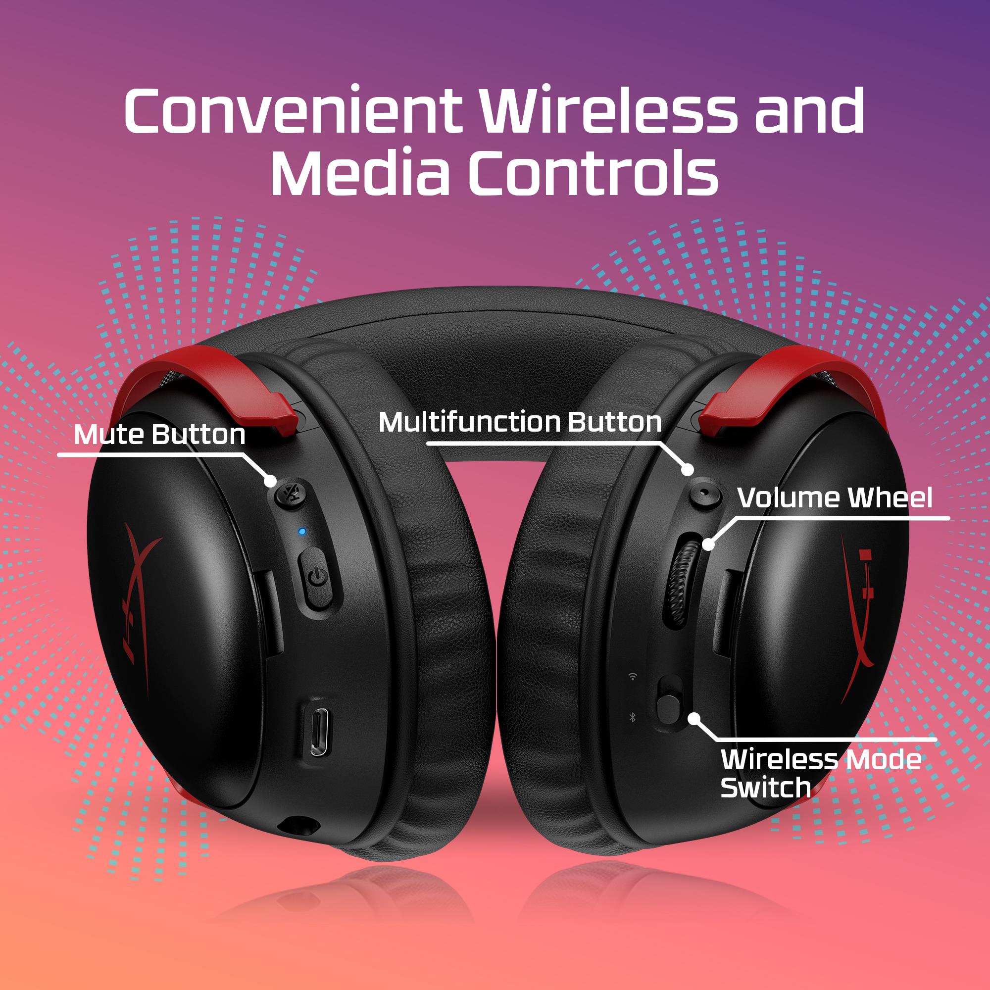 HEADSET HYPERX CLOUD III S WRL/WL BK GAM A59YZAA HYPERX