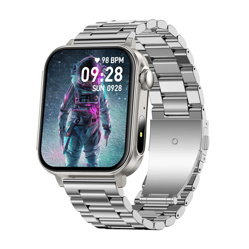 Colmi P80 smartwatch (steel and silver) - Image 1