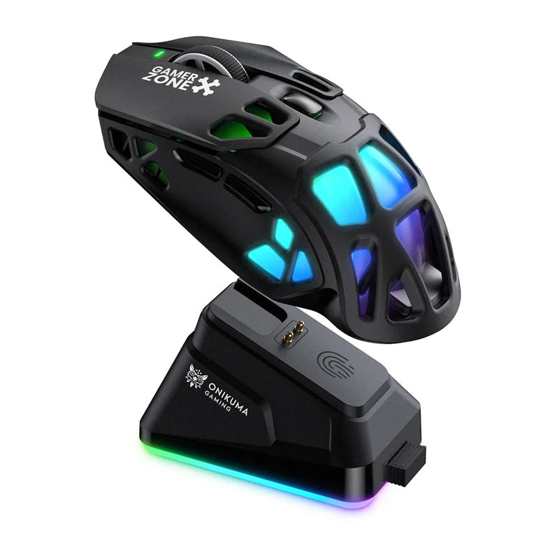 ONIKUMA DM09 Wireless Mouse (Black) - Image 1