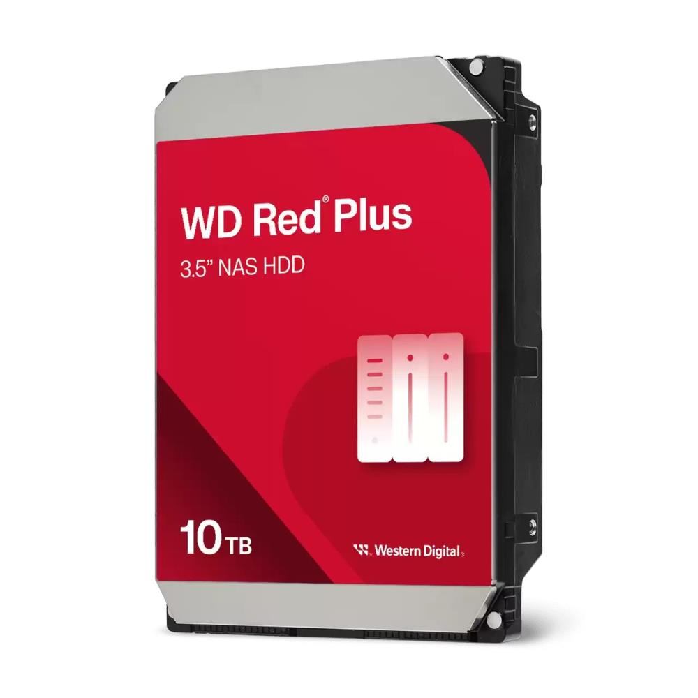 HDD WESTERN DIGITAL Red Plus 10TB SATA 512 MB 7200 rpm 3,5" WD100EFGX