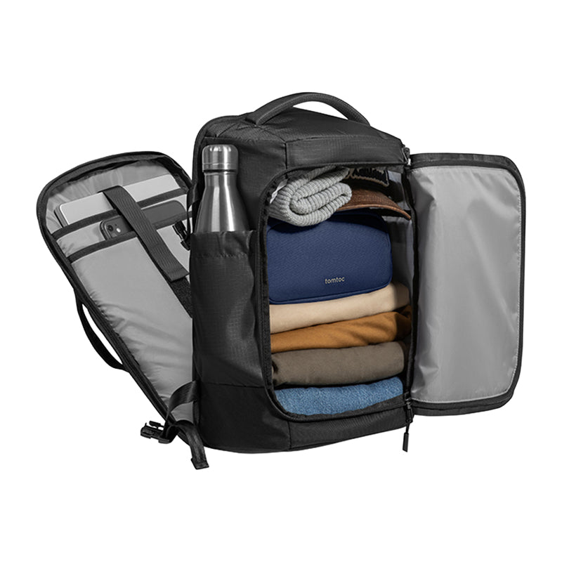 TOMTOC Navigator-T66 Liteway Travel Backpack 28L/15.6" (Black) - Image 3