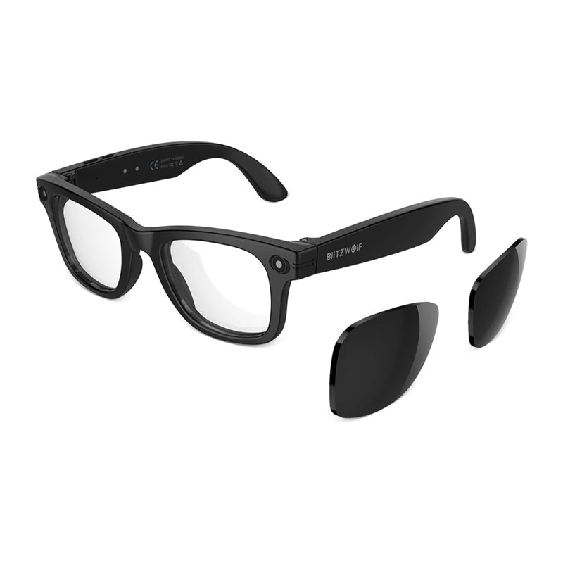 BlitzWolf BW-AG1 Pro Smart AI Sunglasses with Interchangeable Sunglass Lenses - Image 2