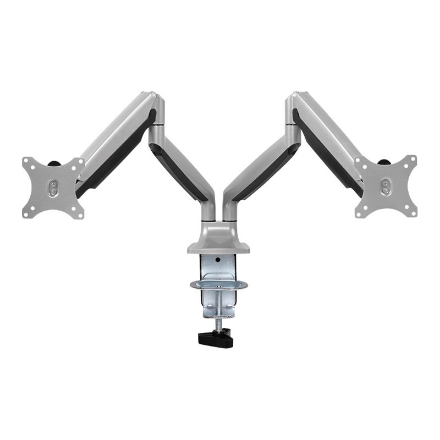 Logilink BP0043 Dual Monitor Desk mount, 13"-32",gas spring, aluminum | Logilink