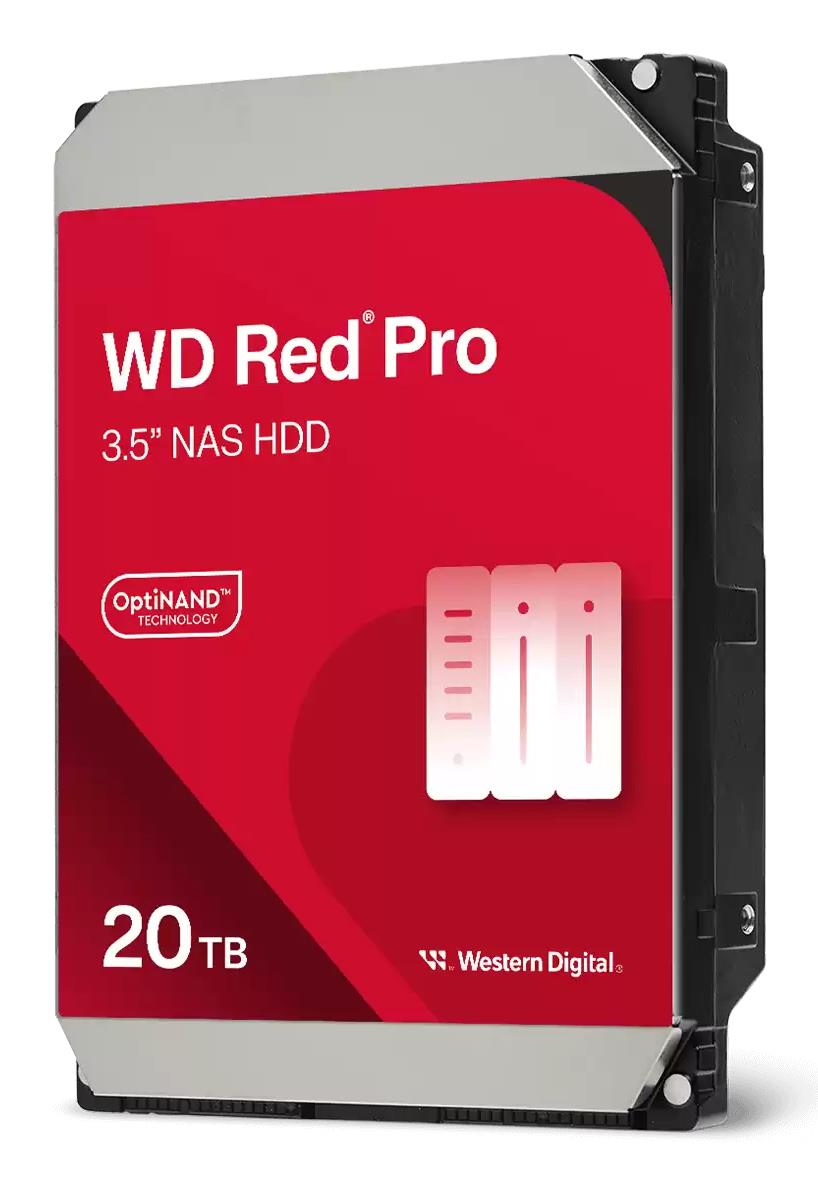 HDD WESTERN DIGITAL Red Pro 20TB SATA 3.0 512 MB 7200 rpm 3,5" WD202KFGX