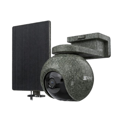 EZVIZ Ranger Battery-Powered PT Camera Kit with Solar Panel | CS-EB8/SP | Dome | 8 MP | 2.8mm | IP65 | H.264/H.265 | Mic
