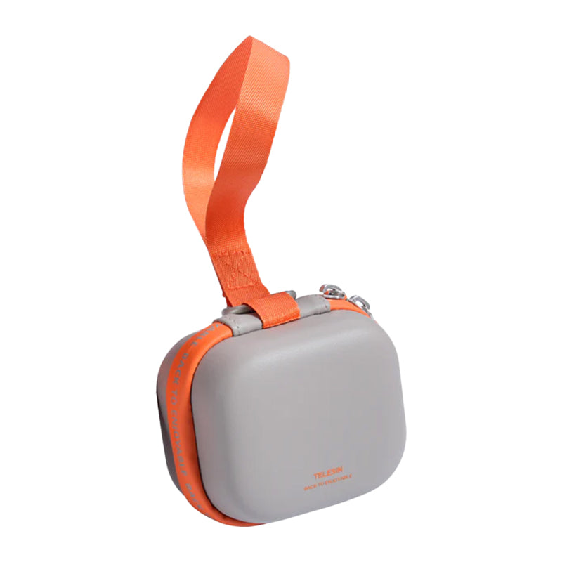 Telesin DisAdv EVA Universal Mini Transport Bag for Sports Cameras (Gray-Orange) - Image 1