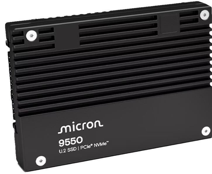SSD MICRON SSD series 9550 MAX 6.4TB NVMe NAND flash technology 3D TLC Write speed 10000 MBytes/sec Read speed 14000 MBytes/sec Form Factor U.2 TBW 35040 TB MTFDLAL6T4THB-1BK1DABYYR