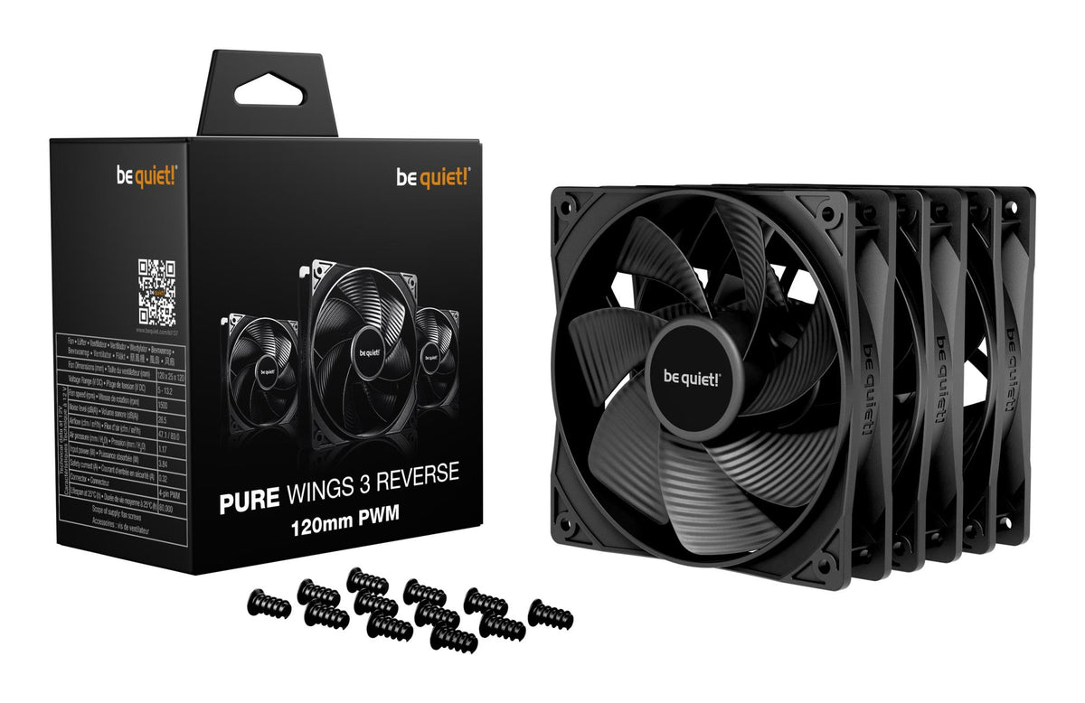CASE FAN 120MM PURE WINGS 3/PWM 3-PACK BL137 BE QUIET