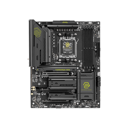 MSI MAG B850 TOMAHAWK MAX WIFI | Processor family AMD | Processor socket AM5 | DDR5 | Supported hard disk drive interfac