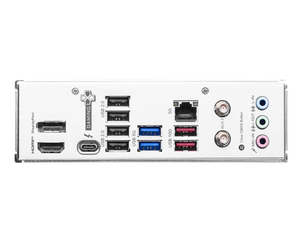 Mainboard MSI Intel B860 Express LGA1851 Memory DDR5 Memory slots 4 B860GAMINGPLUSWIFI