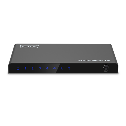 Digitus 4K HDMI Splitter, 1x4 | DS-55337 | Black
