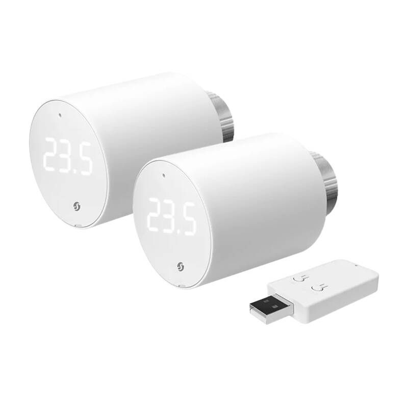 Shelly BLU TRV Thermostatic head, WiFi/Bluetooth (2 pieces with control unit) - Image 1