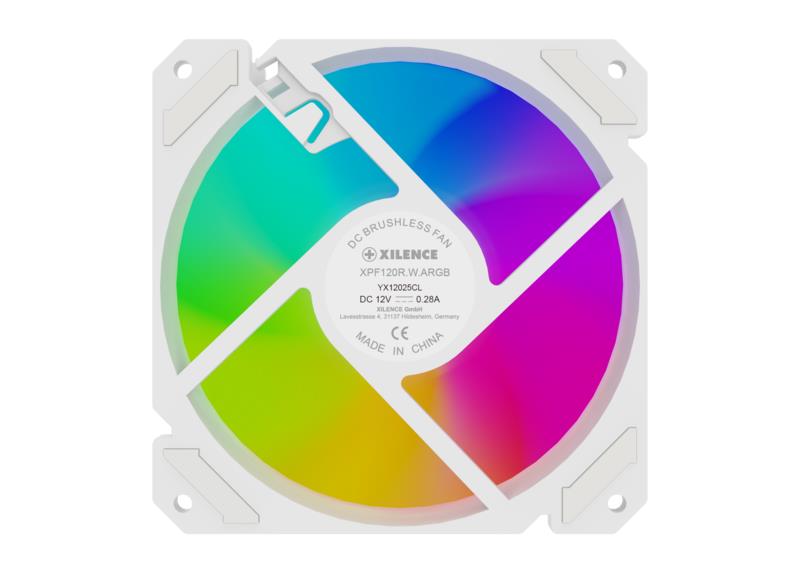 CASE FAN 120MM PWM ARGB REVERS/4PIN WHITE XF066 XILENCE
